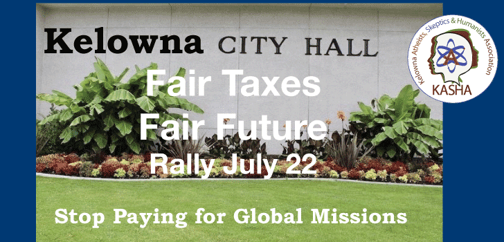Follow the Church Money Trail: Rally for Fair Taxes