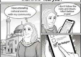 Atheist cultural muslim woman